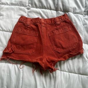 PACSUN Orange Jean Shorts